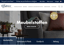 Tablet Screenshot of effabrics.nl